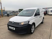 2021 VOLKSWAGEN CADDY C20 2.0 TDI 102PS COMMERCE SWB PANEL VAN IN WHITE
