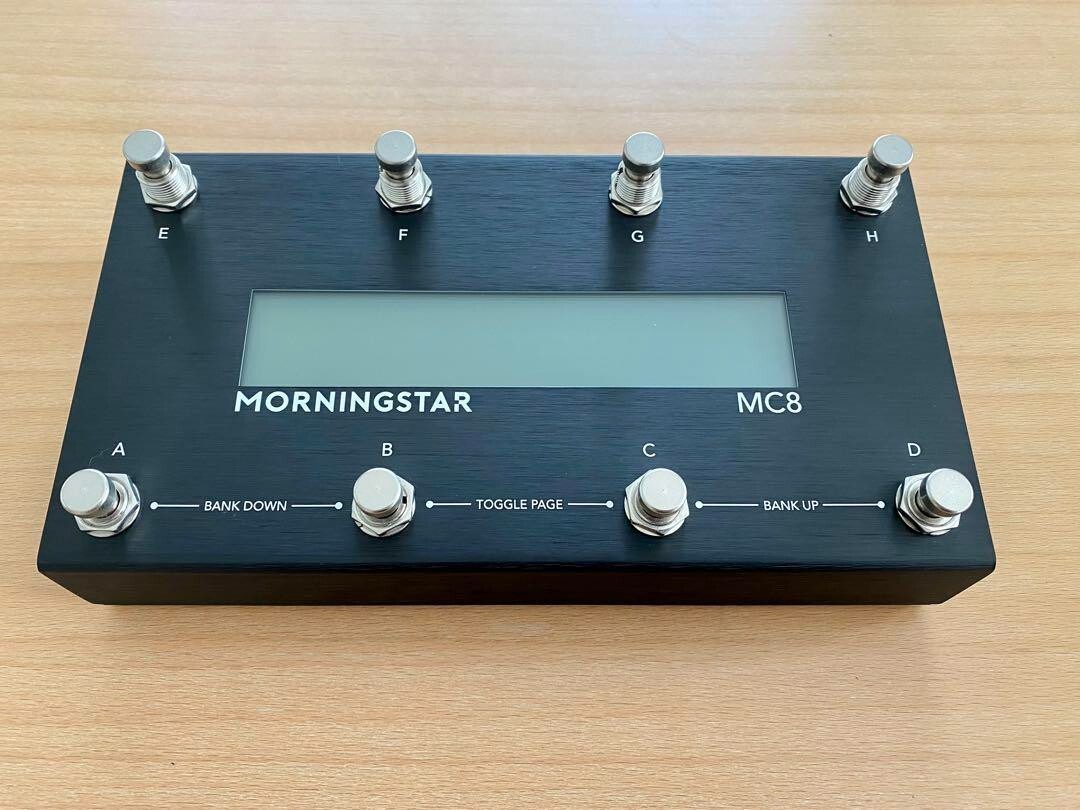MORNINGSTAR MC8 新品・未使用 Morningstar MC8 Midi Controller 8 Footswitches + 4 Omniports