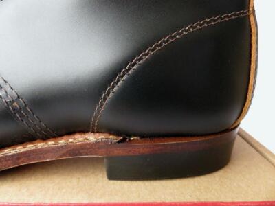 Pre-owned Red Wing Shoes Red Wing 9060 Beckman Boot Flat Box Width D Black Men Size 9.5d High Top Leather