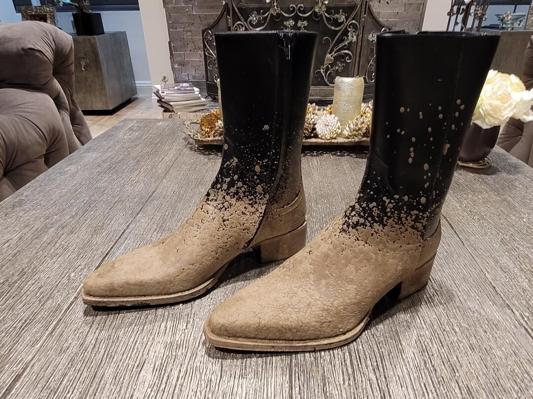 靴 Archive Dsquared2 Studs Leather Boots Archive Dsquared2 Studs Boots - ARCHIVESTOCK
