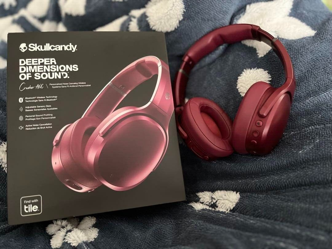 SKULLCANDY CRUSHER ANC MOAB RED Work Tested Unopened F/S