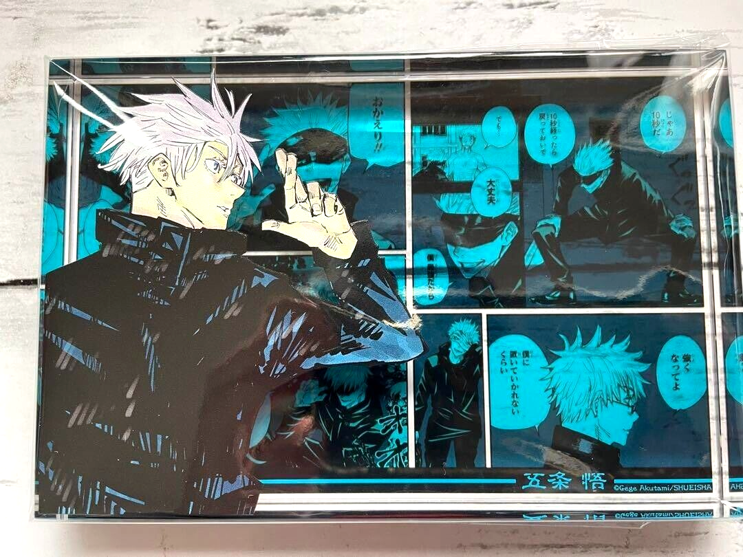 GOD図柄アクリルブロック Jujutsu Kaisen Gojo Satoru Birthday HEROES Acrylic Block | eBay