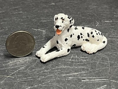 Dollhouse Miniature Dalmatian Dog Resin 1:12 one inch scale E243 Dollys Gallery