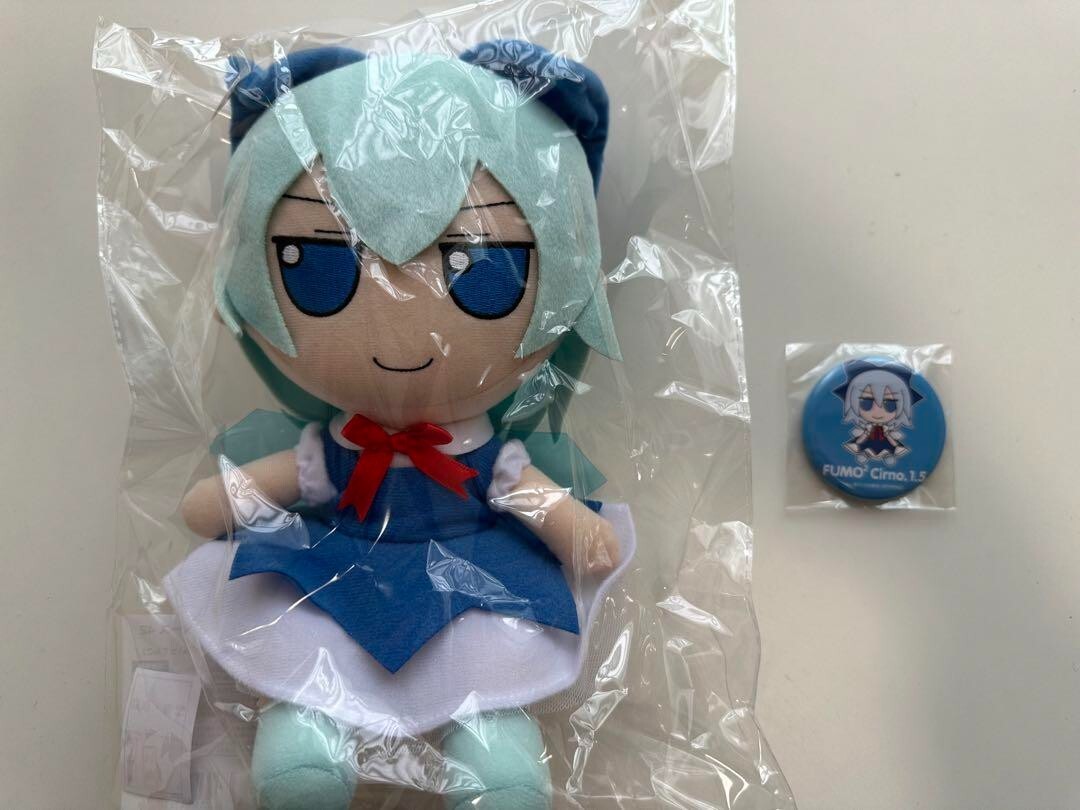 Купить Touhou Project Fumo Fumo Cirno ver.1.5 Gift Plush Doll (no ...