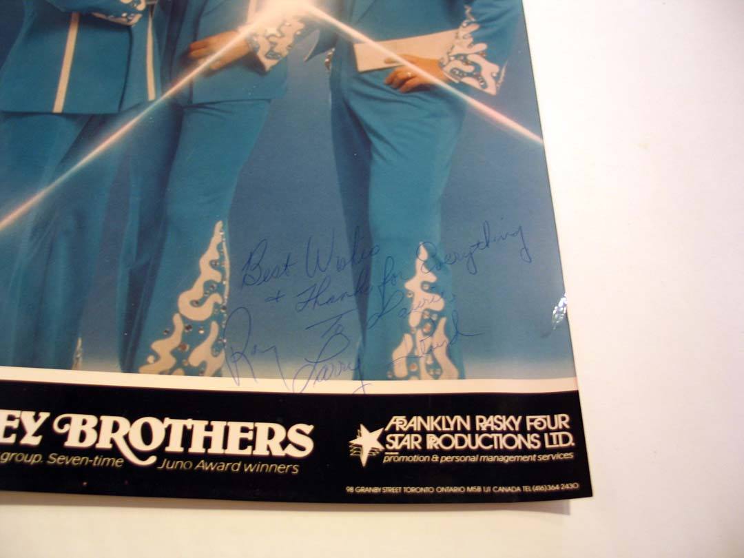 1978 Mercy Brothers Media Kit with Poster Autographed Collectible.