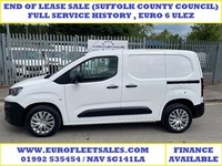 2019 Peugeot Partner 1000 1.6 BlueHDi 100 Professional Van PANEL VAN Diesel Manu