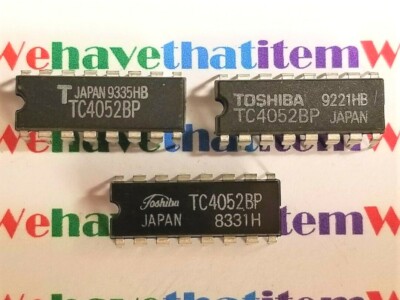 TC4052BP / IC / DIP / 4 PIECES (qzty)