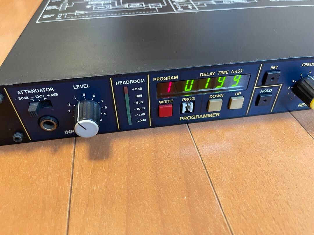 Korg SDD-3000 Programmable Digital Delay Rack Used Tested