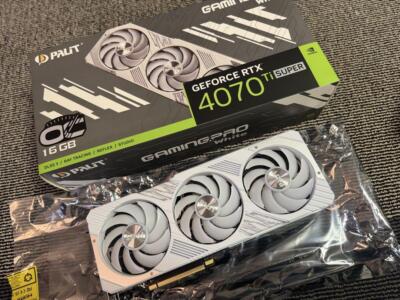 PALIT RTX 4070 Ti SUPER GamingPro White OC Edition 16GB | eBay