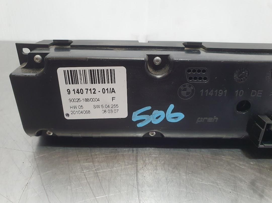 2007 Seat X5 BMW HEATER/AC CONTROLS E70 NON WARMER TYPE 03/07-08/13 64119140712 image 3