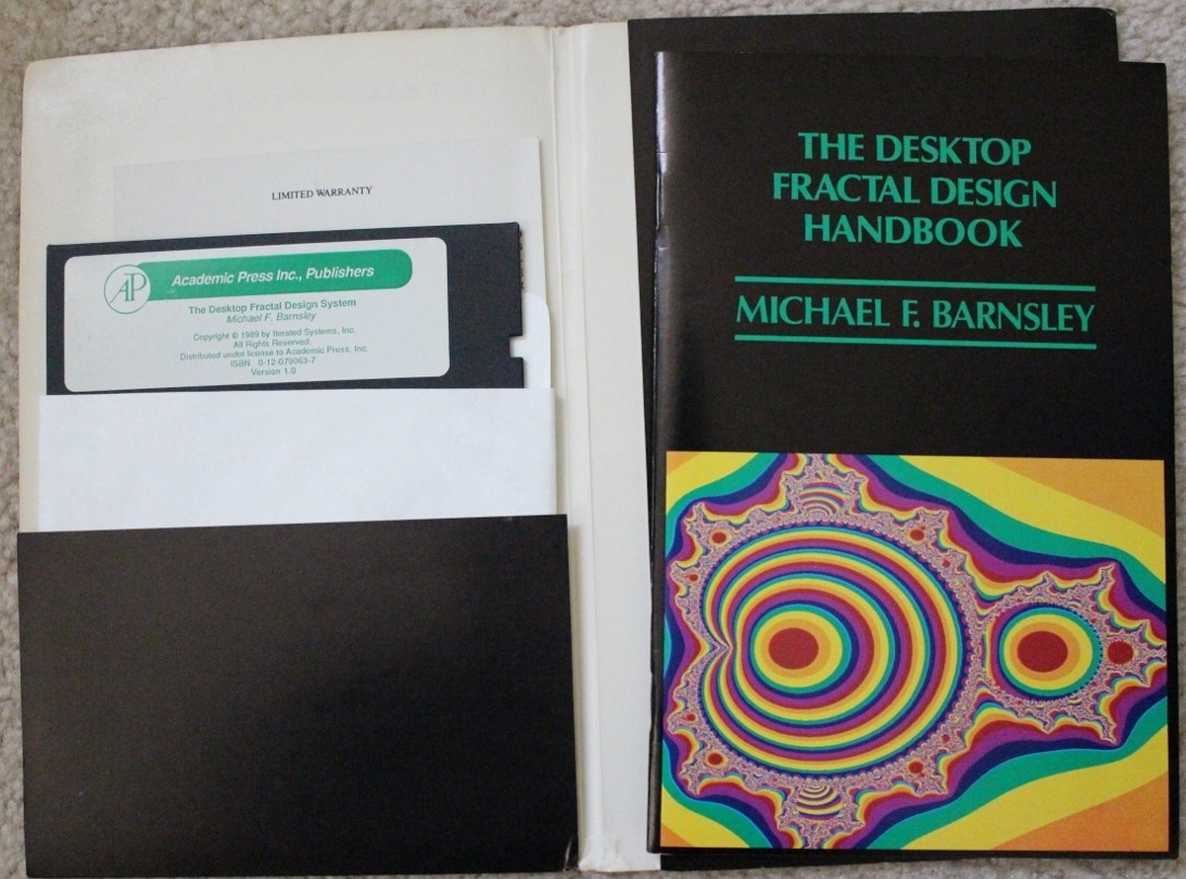 vintage Software - The Desktop Fractal Design System floppy by Michael Barnsley
