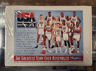 1992 Sealed 36 Pack Box Skybox International USA Basketball Collectors Cards