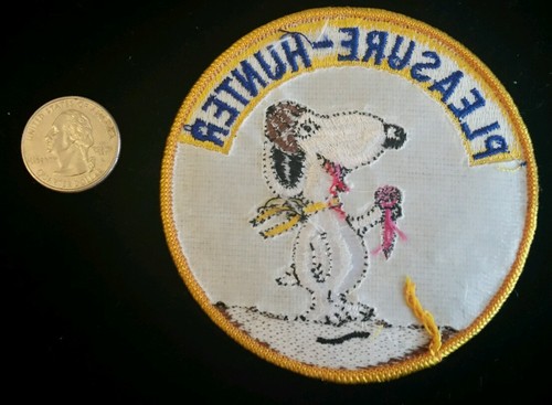 ? RARE? Vintage Military Snoopy Pleasure Hunter Patch