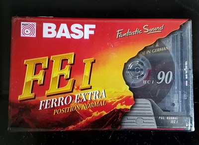 BASF |  Ferro Extra FE I 90 Blank Cassette Tape BRAND NEW & factory sealed