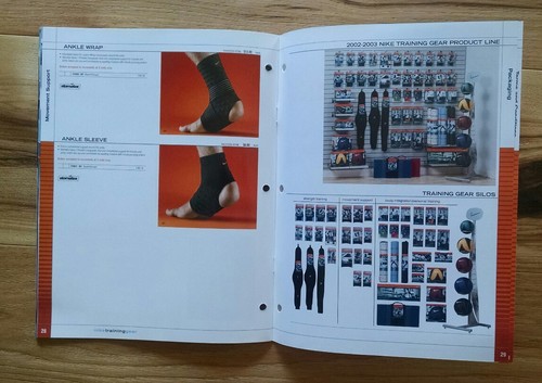 Vintage NIKE Training Gear Retail Dealer Catalog Fall 2002-2003