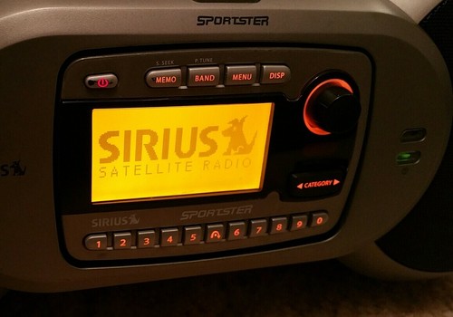 Sirius Sportster SP-R1a Satellite Radio Receiver Lifetime Subscription Sub (?)