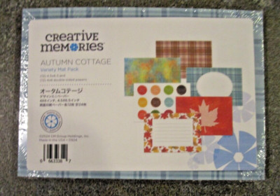 CREATIVE MEMORIES AUTUMN COTTAGE Variety Mat Pack (24 mats) - NEW 2024 NLA