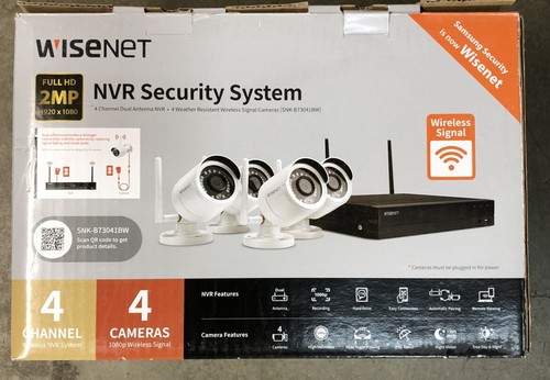 Wisenet SNK-B73041BW 1080p Full HD NVR Security System