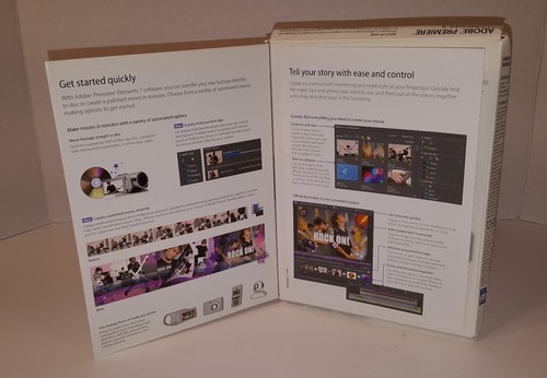 Adobe Premiere Elements 7 for the PC Windows XP Vista