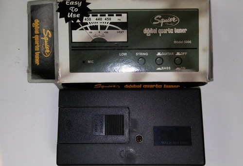 Fender Squire 5006 Digital Quartz Tuner - For Guitar and Bass Guitar