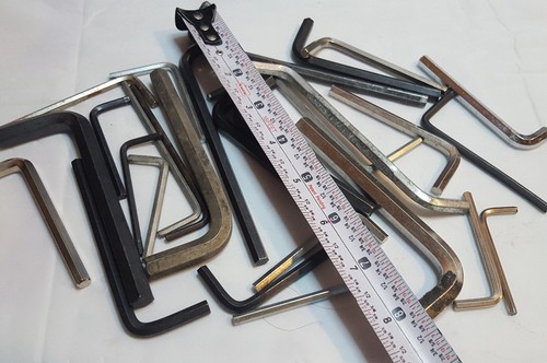 Allen wrenches mix set 28 pieces lot