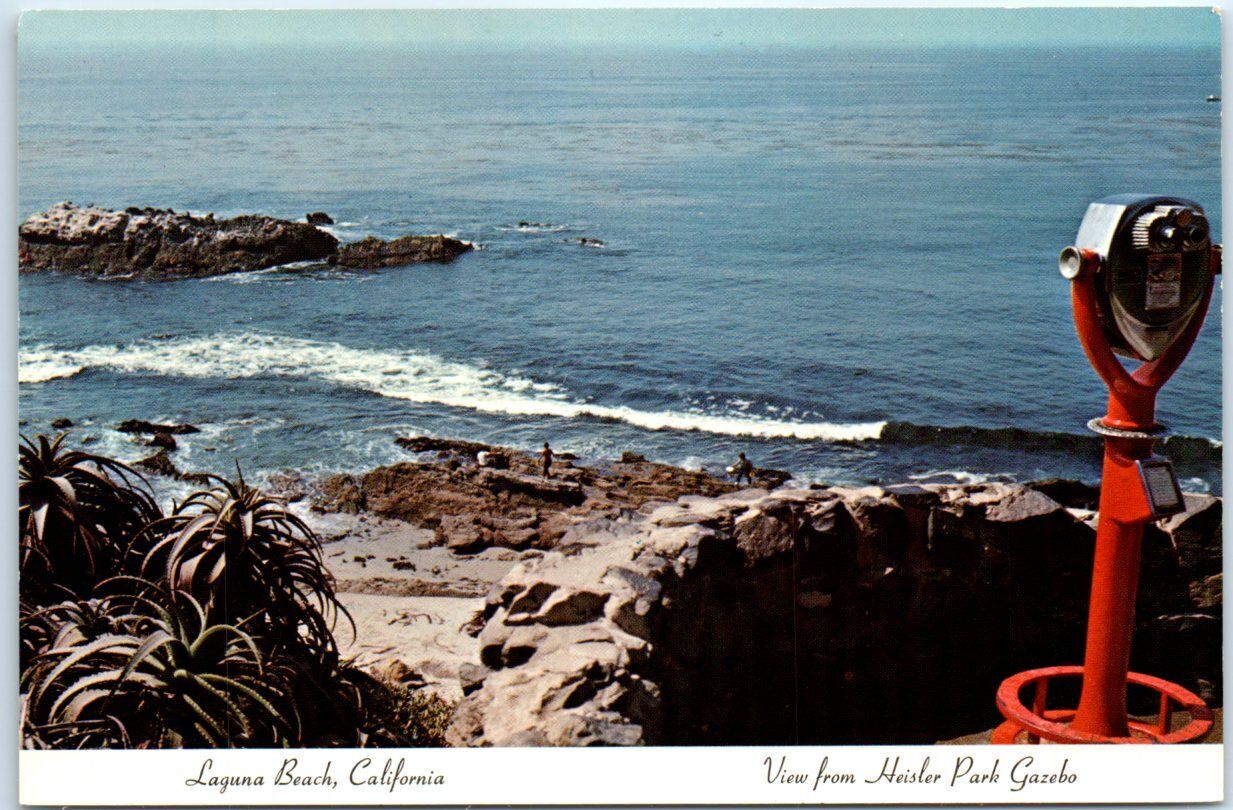 Postcard - View from Heisler Park Gazebo - Laguna Beach, California