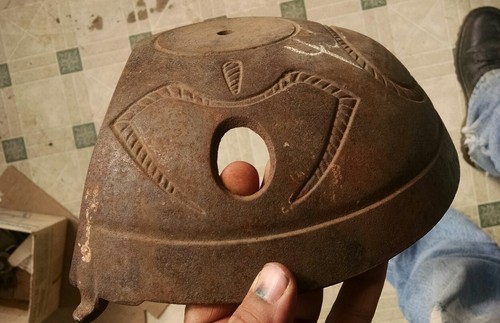 Antique Cast Iron Wood Stove Titan Tipton 7A Prince 75 Top