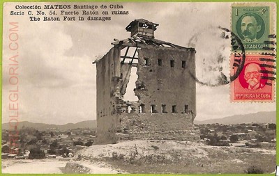 12751 - HABANA - Vintage Postcard - Santiago - The Raton Fort in damages