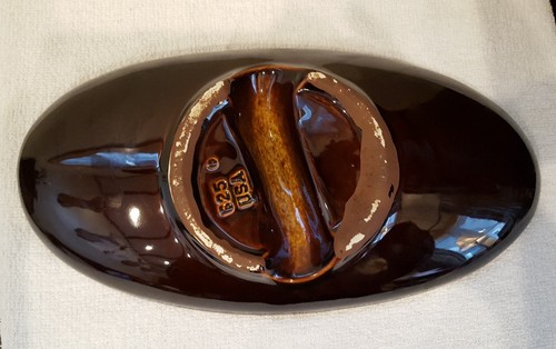 Vintage Brown Drip 11 3/8