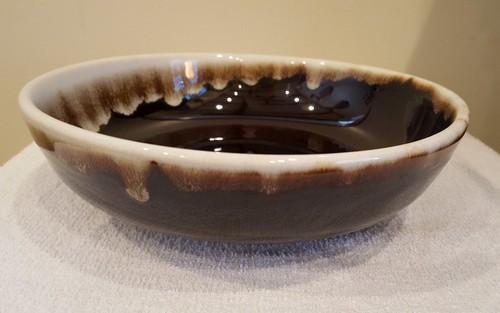 Vintage Brown Drip 8 3/8