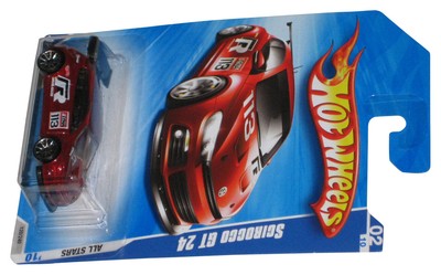 Hot Wheels All Stars '10 2/10 (2009) Red Scirocco GT 24 Die-Cast Toy Car 120/240