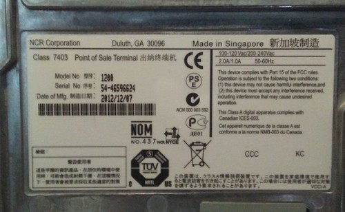 LOT OF 3!  NCR 1200 7403 RealPOS