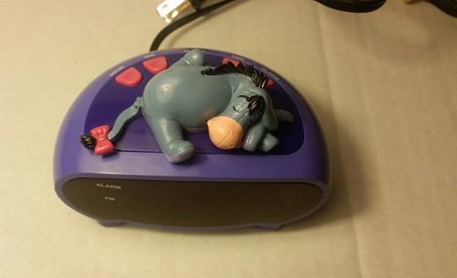 Disney Eeyore Winnie The Pooh Dozin & Dreamin Alarm Clock