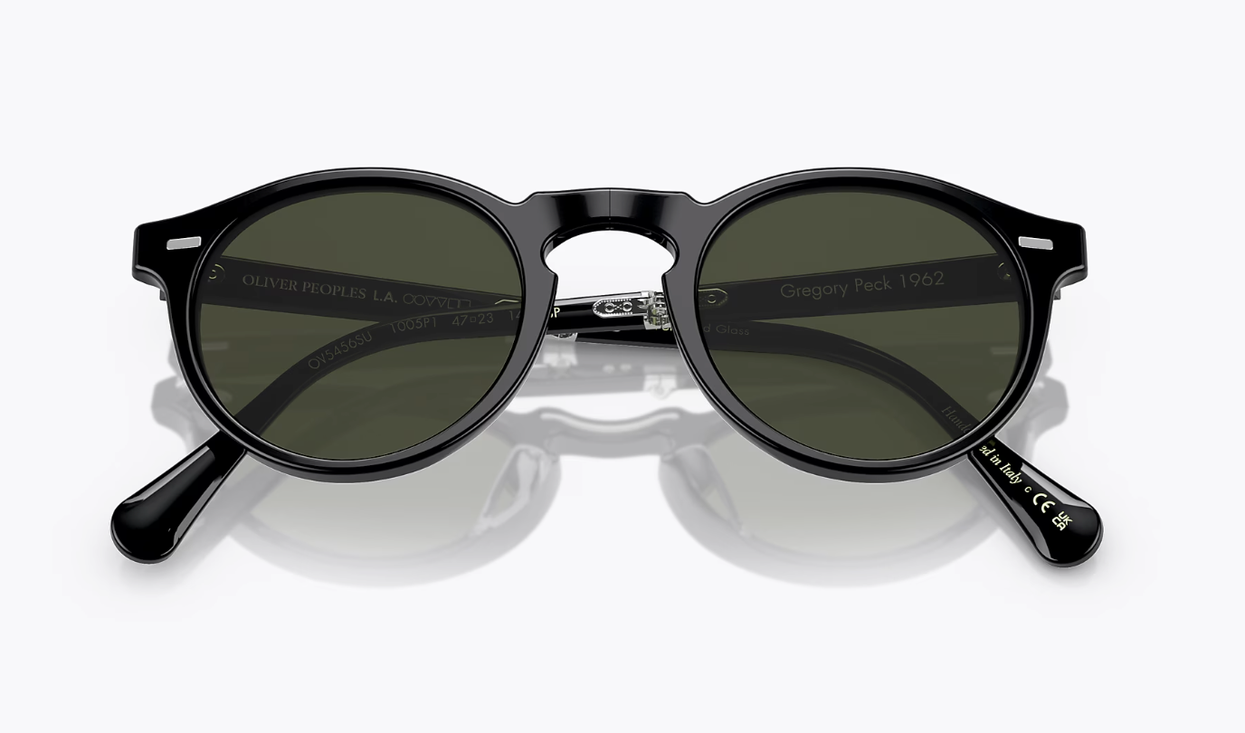 Pre-owned Oliver Peoples Gregory Peck 1962 Folding Polarized G-15 Sun Ov5456su Msrp$684 In G-15 Polar