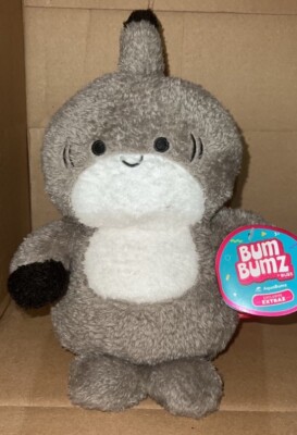 Bum Bumz 7.5'' Shylo The Shark Plush Toy - Aqua Bum Bumz - New