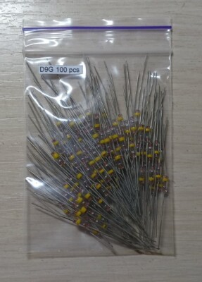 Lot of 100 pcs D9G Crystal Point Detector Germanium Diodes New 