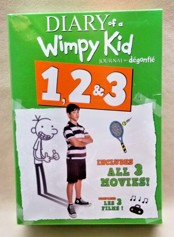 Diary of a Wimpy Kid 1, 2 3 (DVD, 2012, 3-Disc Set) | eBay