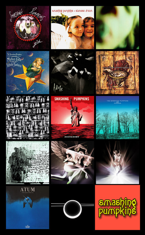 SMASHING PUMPKINS album discography magnet (4.5