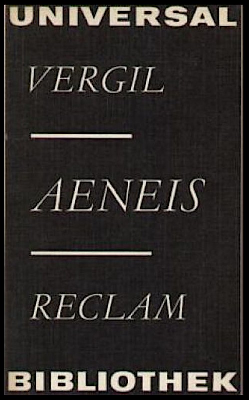 Volker Ebersbach: Vergils Aeneis Reclam Bibliothek