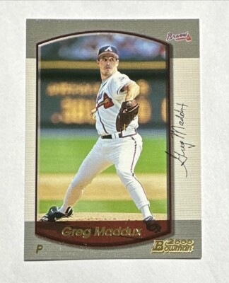 2000 Bowman #103 Greg Maddux Atlanta Braves Baseball MLB Sharp, Free Shipping