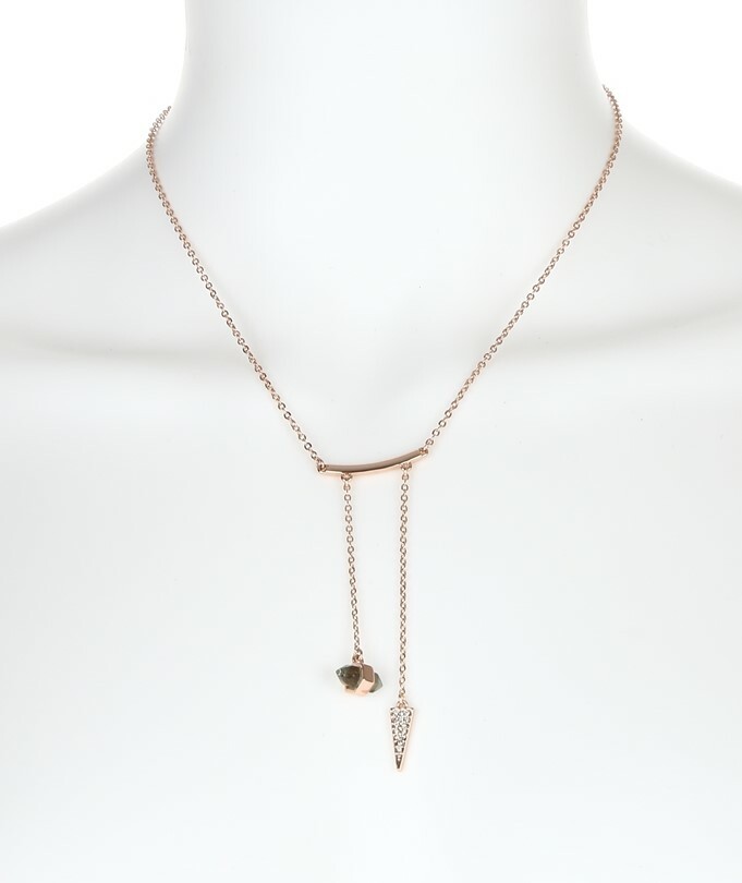 Rebecca Minkoff Rose Gold Tone Women's Necklace $88