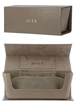 Dita Eye Glasses / Sunglasses Hard Case With Cleaning Cloth & Box