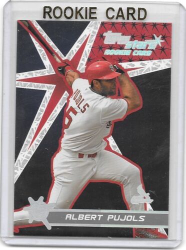 2001 Topps Baseball Rookie Of The Year #T99 Albert Pujols 2001 Topps Baseball Rookie Of The Year #T99 Albert Pujols