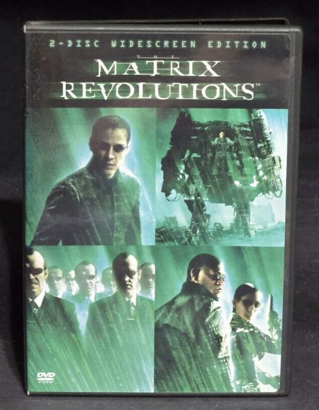 WARNER BROS - THE MATRIX REVOLUTIONS - DVD - 2003 - KEANU REEVES - WIDESCREEN