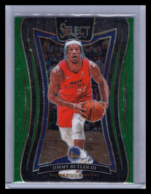 2025 2024-25 Panini Select Prizm Jimmy Butler III #362 Green Mezzanine