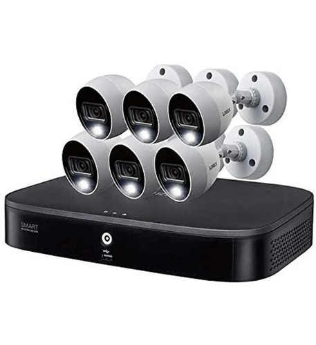Lorex 4K Ultra HD 8-Channel DVR Security System with 6 4K Ac