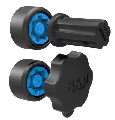 RAM Mount Pin-Lock Kit for 1'' Socket Arms and Gimbal Brackets RAP-S-KNOB3-GU