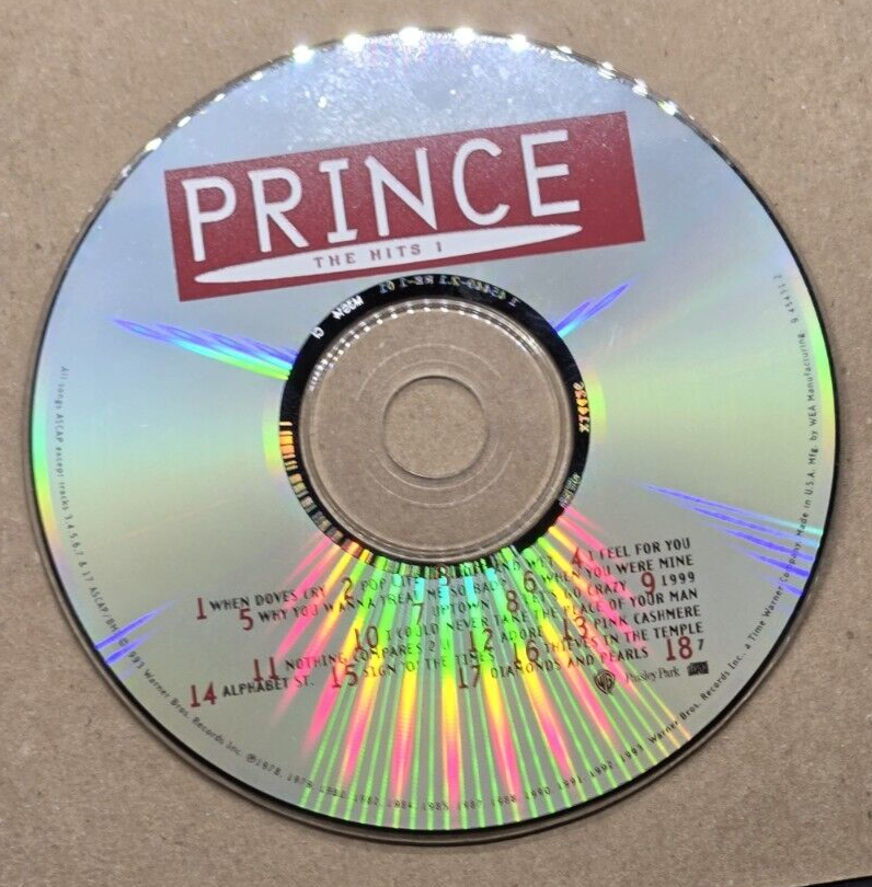 PRINCE - THE HITS 1 - MUSIC CD ONLY - PERFECT FOR A REPLACEMENT