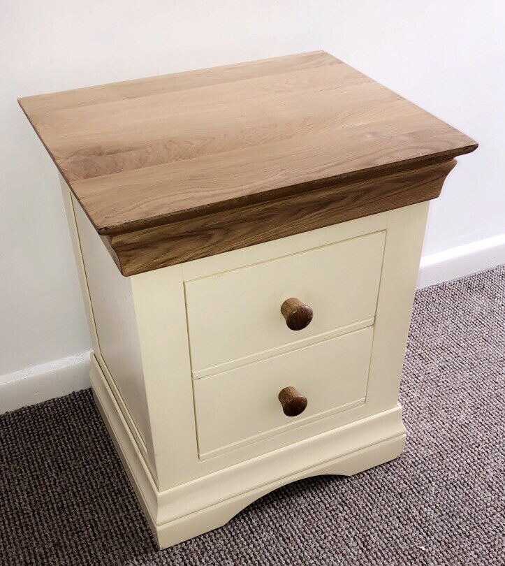 Oak Furniture Land 2 Drawer Bedside Table In Yate Bristol
