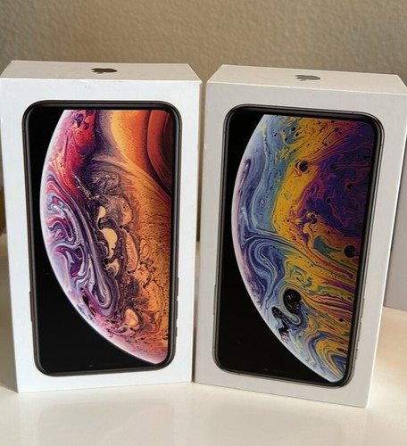 Original Apple BOX Only- Insert For iPhone Xs Silver 256GB